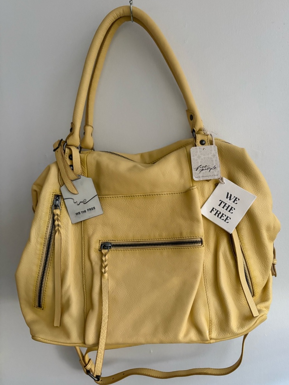 We The Free Emerson Tote in Butter Yellow! NEW w/ Tags 🌟